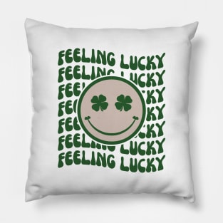 Feeling Lucky St Patrick's Day Pillow