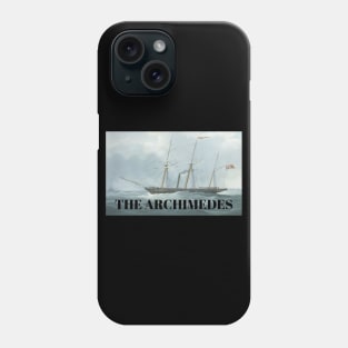 Archimedes Steamship 1839 First Screw Propeller Ship Phone Case