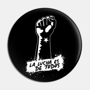 Lucha es De Todos Puerto Rico Resistencia San Juan Puerto Rican Pin