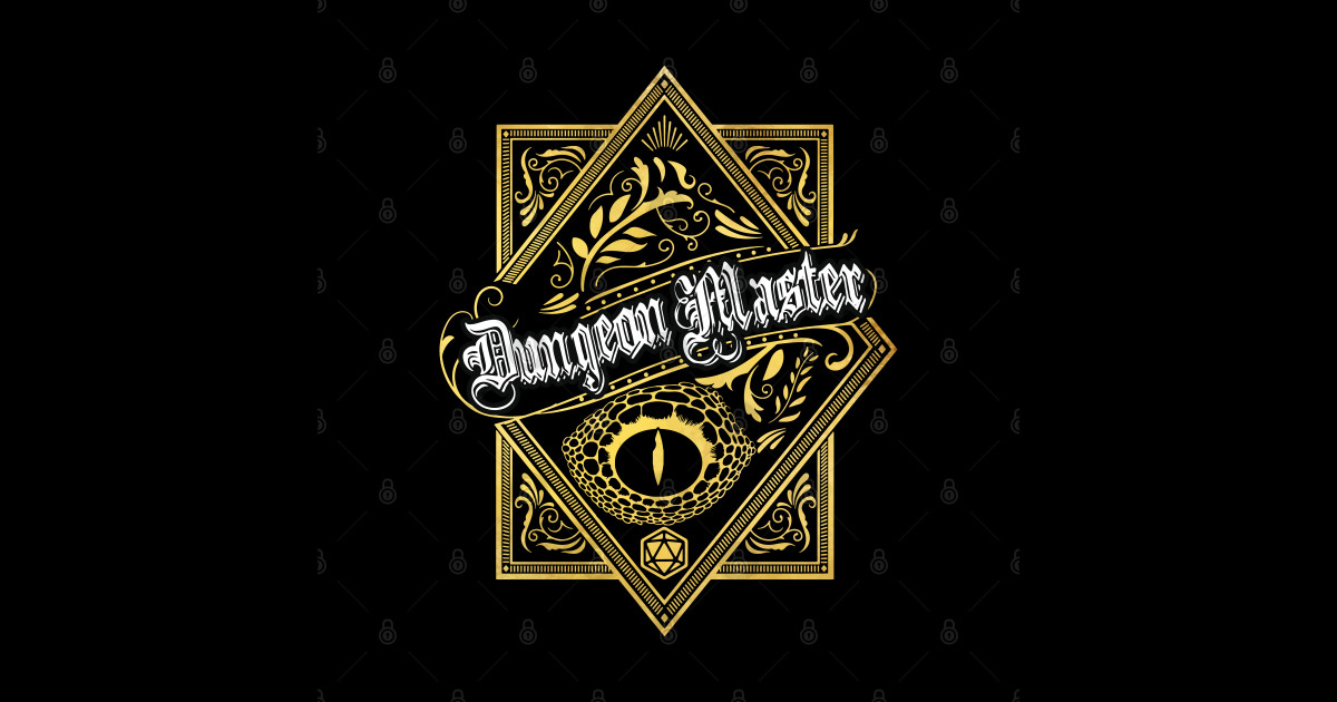 Dungeon Master Symbol Print - Dungeon Master Gift - Sticker | TeePublic
