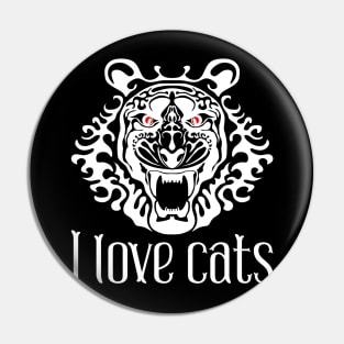 I love cats. Pin