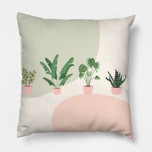 minimalistic plants Pillow