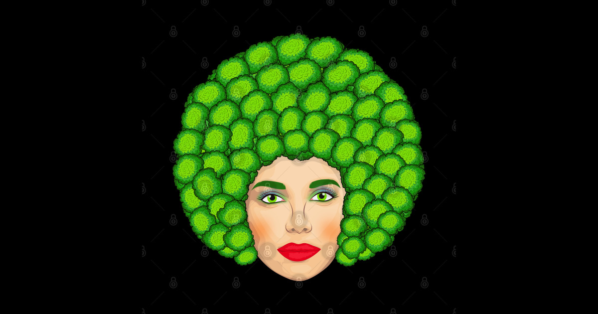 BROCCOLI HAIR Broccoli Hair Sticker TeePublic