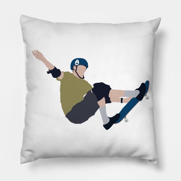 Tony Hawk Pillow by FutureSpaceDesigns