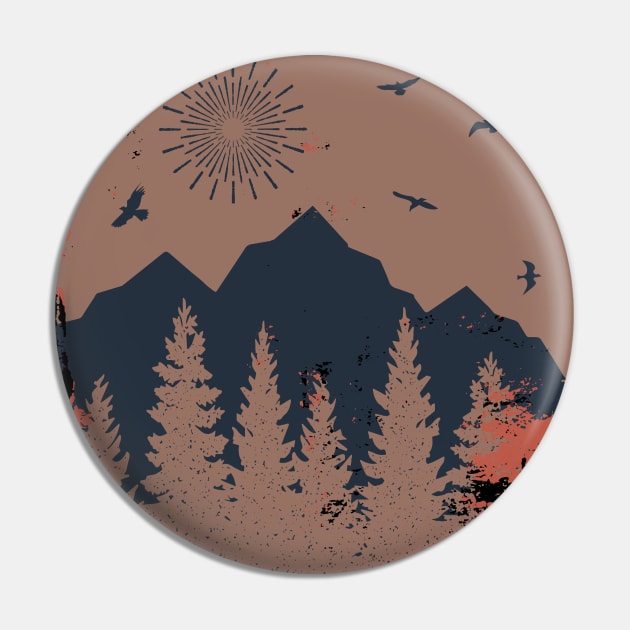 Secret vintage mountains Pin by PallKris