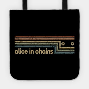 Alice In Chains Cassette Stripes Tote