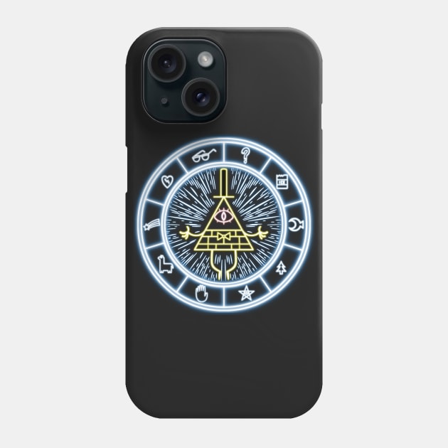 Gravity Falls Bill Cipher Wheel Phone Case by Rebellion10