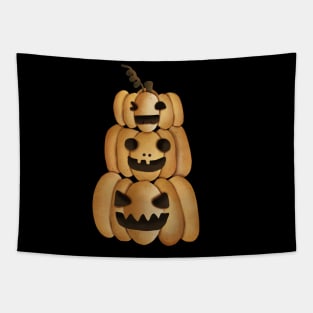 Cute Jack o lanterns Halloween Tapestry