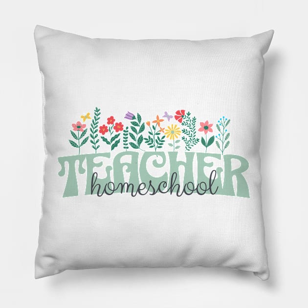 Homeschool Teacher Pillow by CreatingChaos