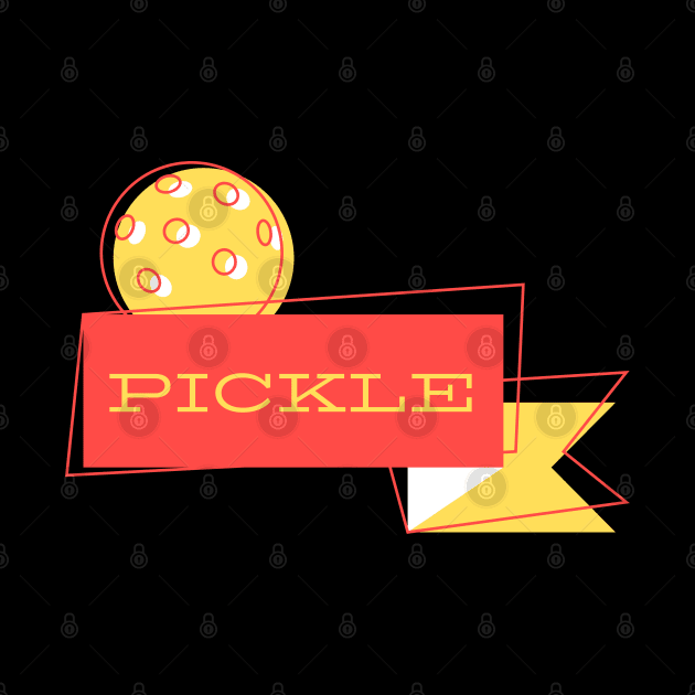 Funny Pickleball by HobbyAndArt