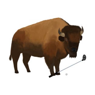 Golf Bison T-Shirt