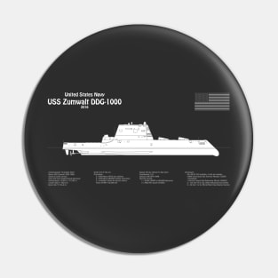 USS Zumwalt DDG-1000 Destroyer ship plans - PBDpng Pin