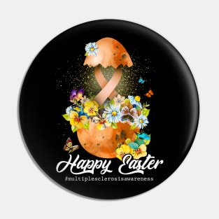 Happy Easter Multiple Sclerosis Awareness Pin