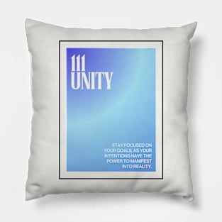 Angel Number 111: Unity Manifest Pillow