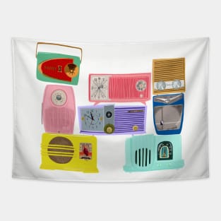 Vintage Radios Tapestry