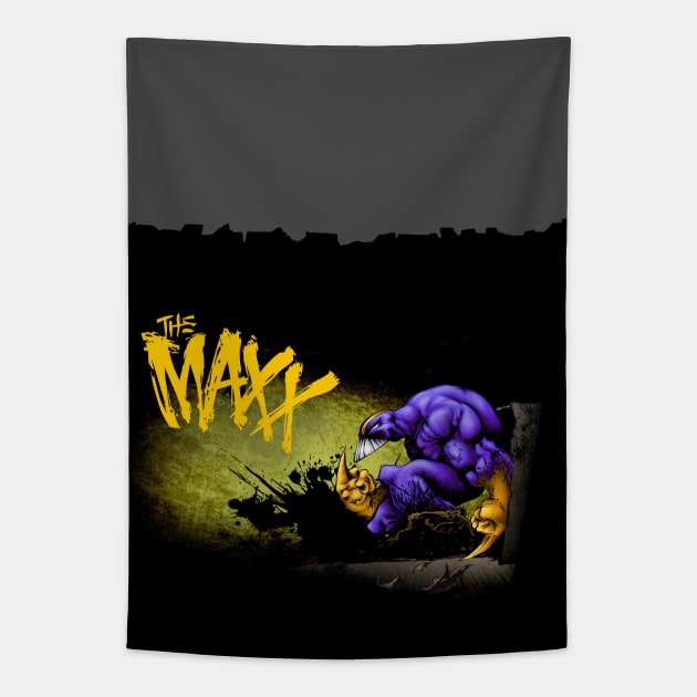 The Maxx - alley box Tapestry by Ladycharger08