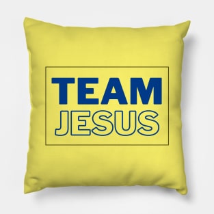 Team Jesus | Christian Typography Pillow
