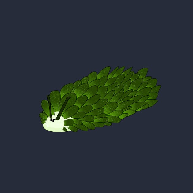 Leaf Sheep Sea Slug by Moopichino