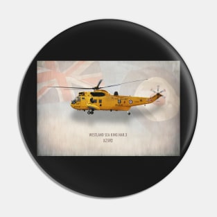 Westland Sea King HAR3 XZ592 Pin