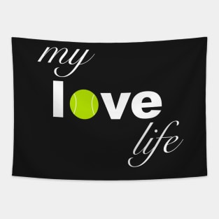 My Love Life Tennis Tapestry