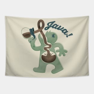 Coffee Man Java Man Tapestry