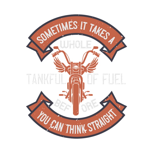 Sometimes it takes a whole tankful of fuel before you can think straight by TS Studio