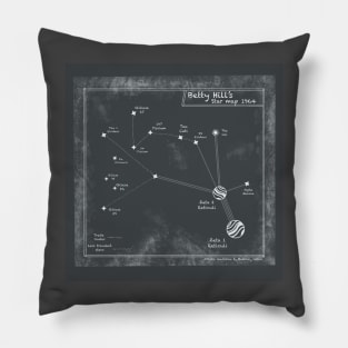 Betty hill star map Pillow