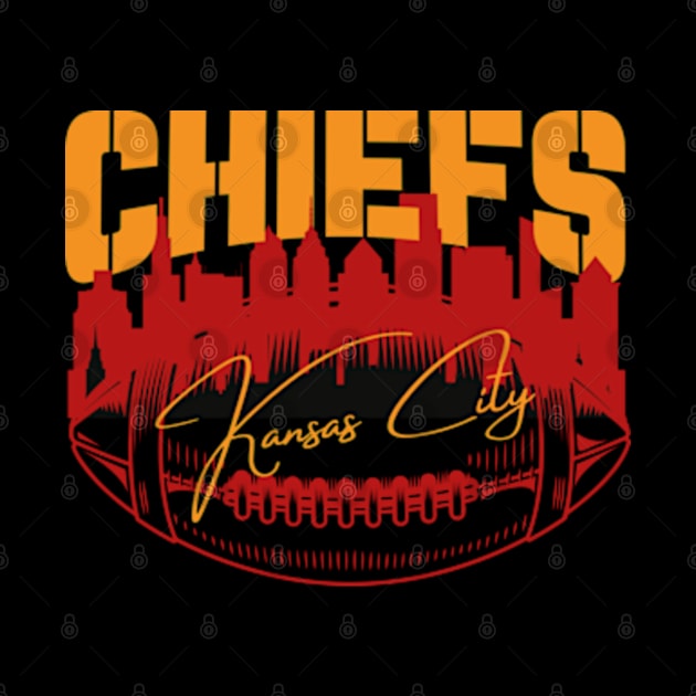 kc chiefs football by soft and timeless