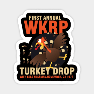 wkrp turkey drop Magnet