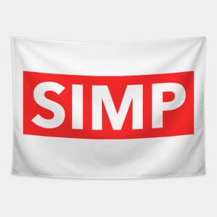 Simp Gen Z Slang Meme Tapestry