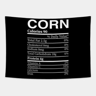 Funny Corn Nutrition Tapestry