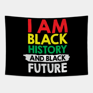 I Am Black History And Black Future, African American, Black Lives Matter, Black History Tapestry