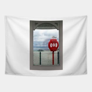 Lifebuoy and Seagull Tapestry