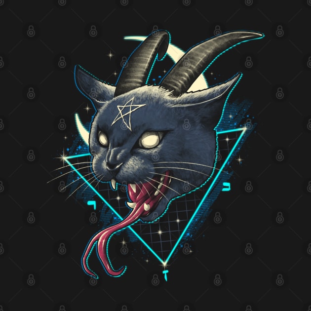 Rad Devil Cat by Vincent Trinidad Art