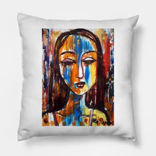 Francine la melancolique Pillow