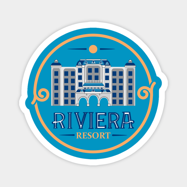 Riviera Resort Magnet by Lunamis