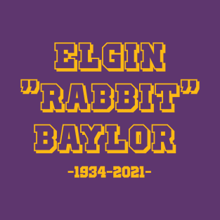 Elgin "Rabbit" Baylor Memorial Varsity Print T-Shirt