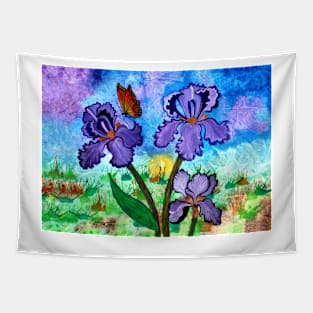 Iris at Sunrise Tapestry