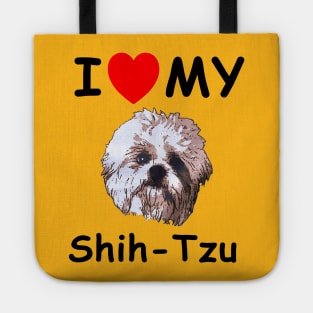 I Love My Shih-Tzu Tote