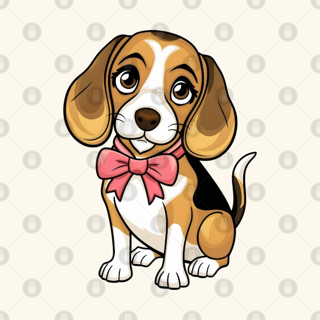 Coquette Beagle by y2klementine