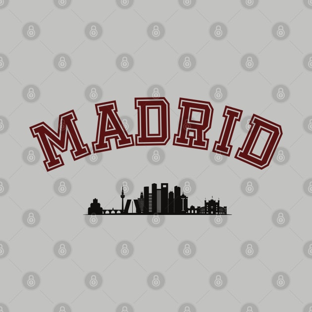 Madrid Skyline by High Altitude