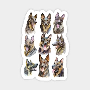 german shepherd Magnet