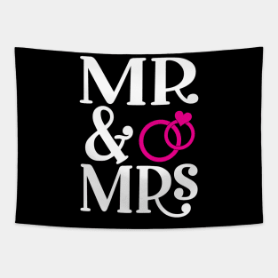 Mr and Mrs Wedding Tapestry