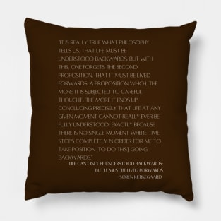 Kierkegaard Quote Pillow