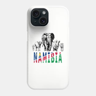 Africa's Big Five for Namibia Fans Phone Case