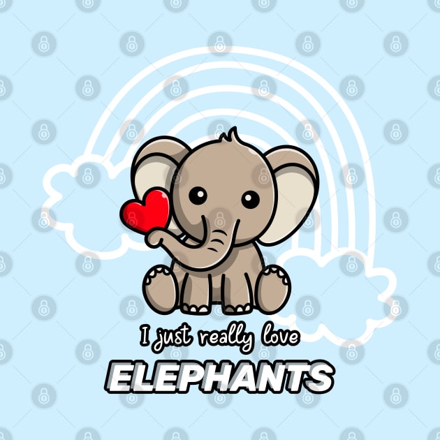 I just really love elephants by ProLakeDesigns
