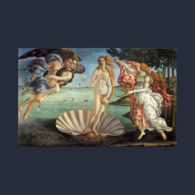 The Birth of Venus by Sandro Botticelli by MasterpieceCafe