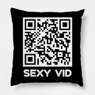 Rick Rolled QR Code with "Sexy Vid" Bait Pillow