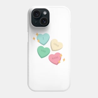 I Love You Babe couple real love with relationship Phone Case