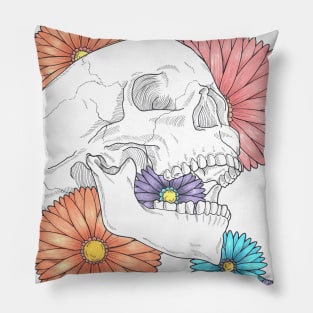 Spring skull Pillow